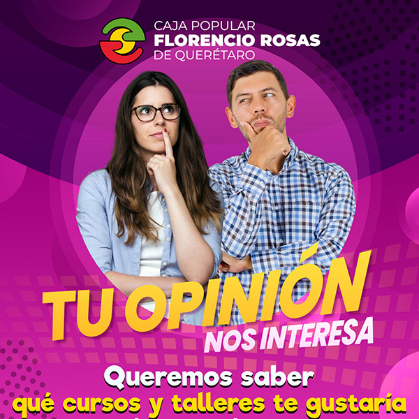 QUEREMOS SABER TU OPINIÓN